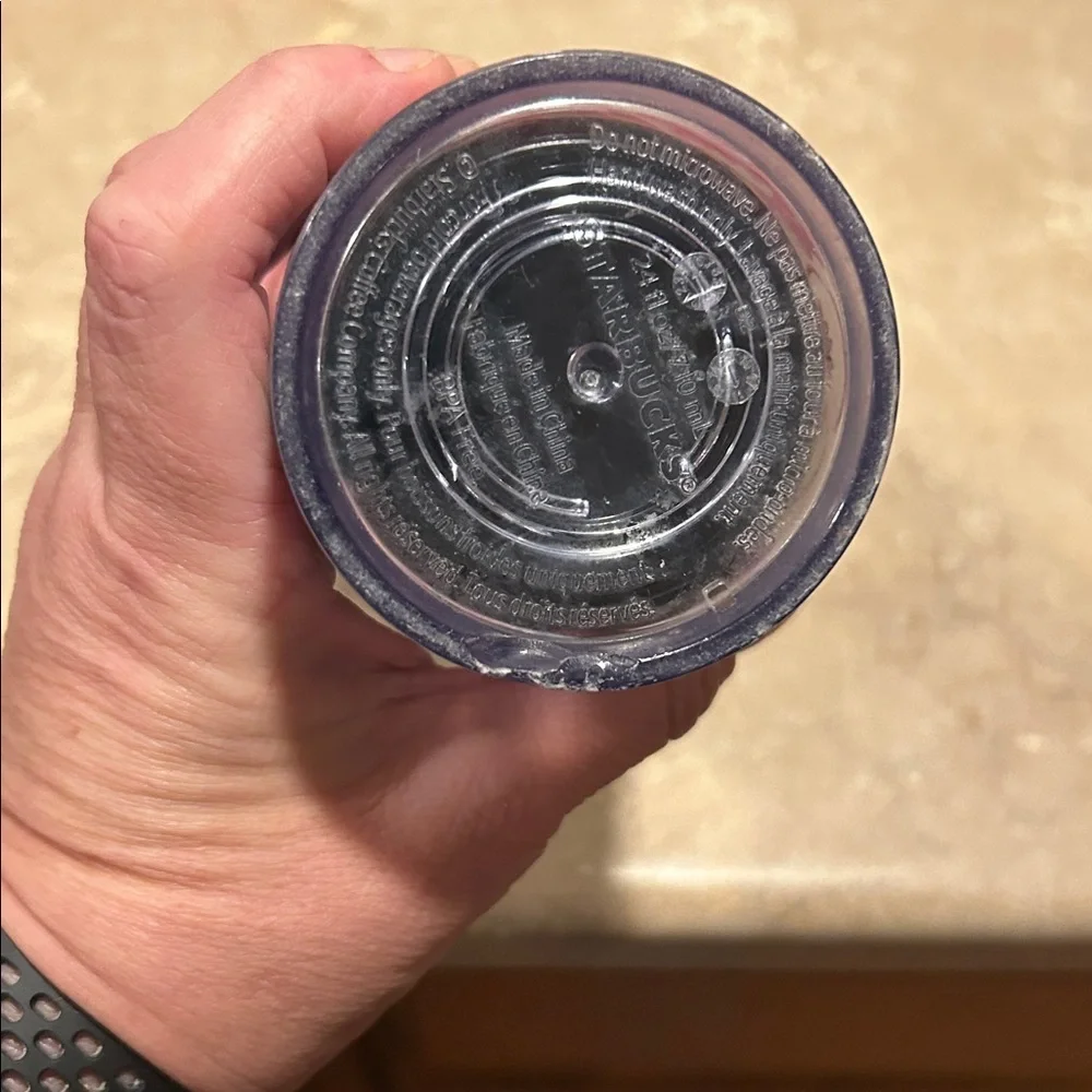 Starbucks Ban.do Midnight Flower Floral Cold Cup Venti Tumbler 24oz Bando HTF - Picture 2 of 8